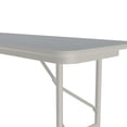 thumbnail image 4 of Correll Cf1860Px-15 . 75 Inch High-Pressure Top Folding Tables - Fixed Height - Gray Granite, 4 of 4