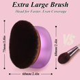 thumbnail image 3 of Brocha de Maquillaje Kabuki GloréBrochas Autobronceadora 75mm Morada, 3 of 7