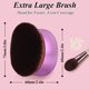 thumbnail image 3 of Brocha de Maquillaje Kabuki GloréBrochas Autobronceadora 75mm Morada, 3 of 7