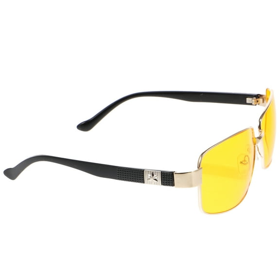 WASHWEPE Night Driving Glasses for Men and Women Clear Vision Anti Glare Plastic Frame Lightweight Comfortable 5 8 inches