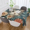 thumbnail image 2 of Yayeee Tablecloths for Rectangular Tables 54 x 54 inch Party Table Cover, Flowers Cat, 2 of 6