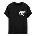 thumbnail image 6 of Sngxgn Men's Workout T-Shirt Bodybuilding Fashion Short Sleeve Slim Fit Tee Top(Black,XL), 6 of 9