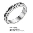 thumbnail image 3 of ievspot 1 Pcs Unisex Anxiety Spinner Rings Rotatable Outer Finger Ring Punky Cool Relieveing Stress Spinning Rings, 3 of 7
