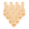 thumbnail image 4 of Kokiya 10 Pieces board Bowling Pin Portable Montessori Hardwood Fun Bowling Game, 4 of 9