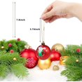 thumbnail image 3 of CCINEE 200 Pcs 7.9" Inch Christmas Ornaments String Hanger,Precut Ribbon Hook Metallic Gold Ornament String with Snap Fastener for Christmas Holiday Ornaments Hanging Decoration, 3 of 7