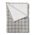 thumbnail image 2 of Ethnic Soft Flannel Fleece Throw Blanket, Moroccan Folklore Oriental Eastern Ottoman Classic Antique Vintage Pattern, Cozy Plush for Indoor and Outdoor Use, 60" x 80", Multicolor, by Ambesonne, 2 of 5