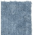 thumbnail image 3 of SAFAVIEH Glen Solid Plush Shag Area Rug, Light Blue, 4' x 4' Round, 3 of 5