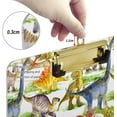 thumbnail image 4 of FMSHPON Cute Dinosaurs Clipboard Hardboard Wood Nursing Clip Board and Pull for Standard A4 Letter 13x9 inches, 4 of 7