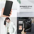 thumbnail image 3 of Wallet phone case Samsung A35 5G PU leather flap with card slot, strong magnetic split phone case, 3 of 5