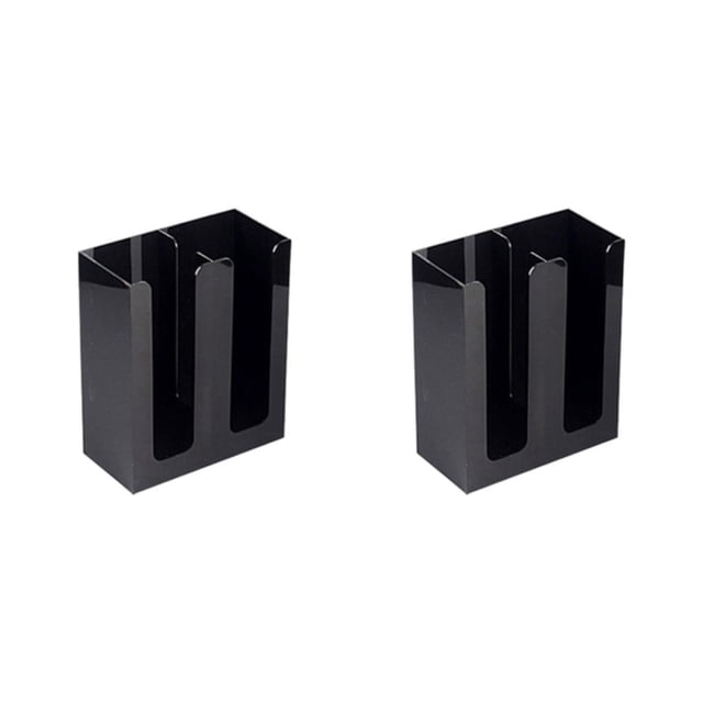 Decodeary Wide Application Cup And Lid Holder Stylish For Coffee And Paper Cups Durable black 2Set