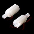thumbnail image 2 of Unique Bargains M3 10+6mm F/M Nylon Hex Standoff Spacer Screws PCB Column White, 20Pcs, 2 of 5