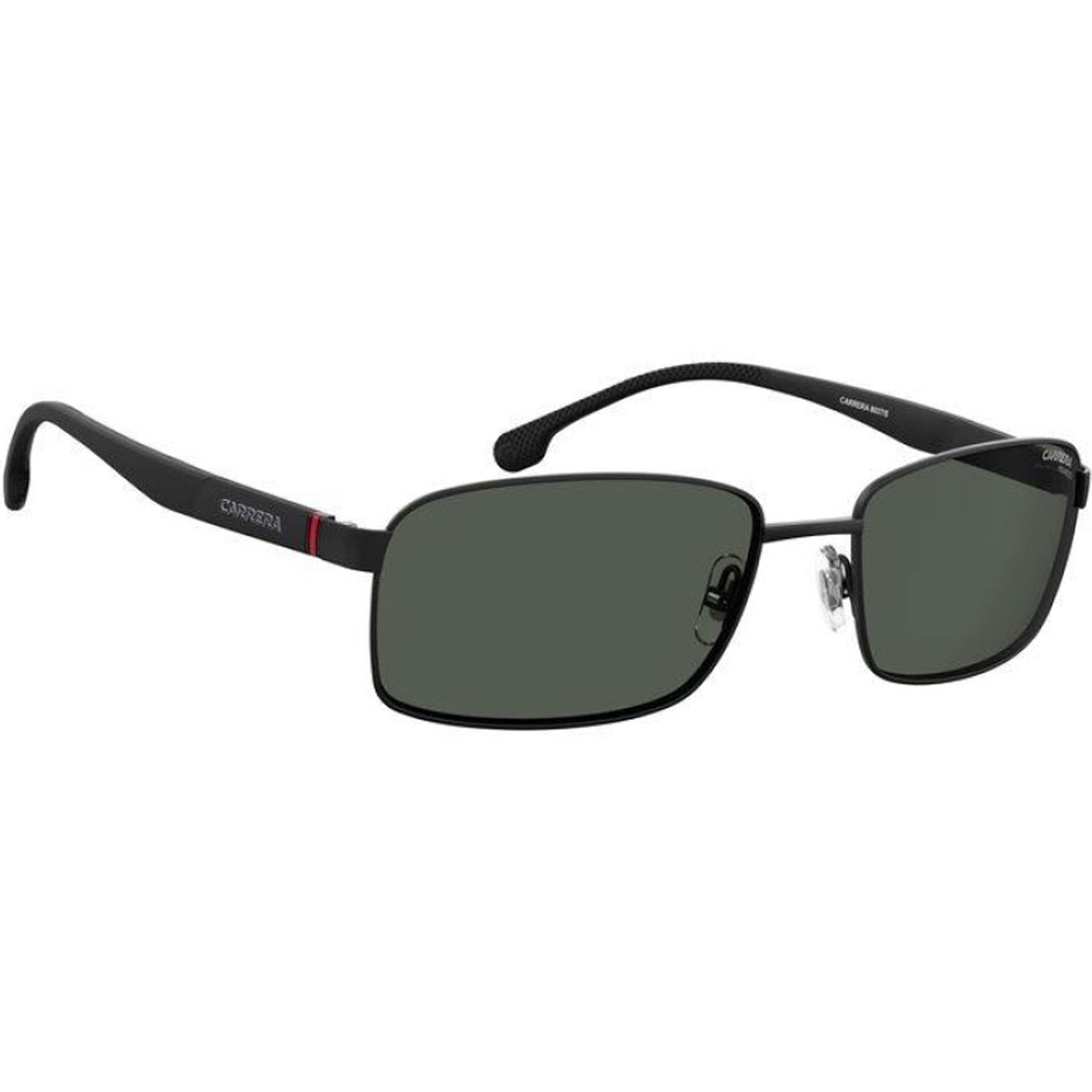 Carrera Polarized Men's Matte Black Rectangle Sunglasses - CA8037S 0003 M9