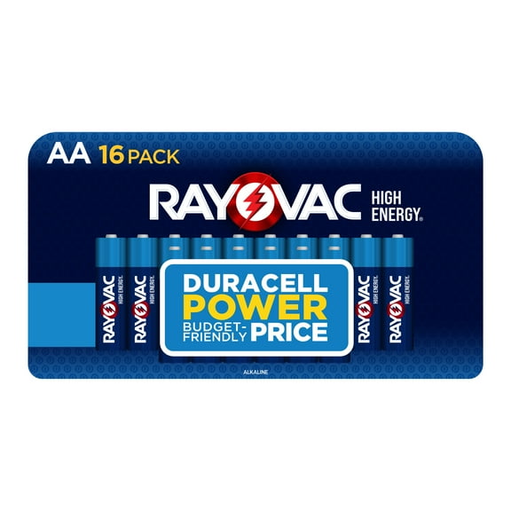 Rayovac High Energy AA Batteries (16 Pack), Double A Batteries