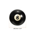 thumbnail image 2 of Unique Bargains 2 1/16' #8 Ball Billiard Replacement Ball Pool Table Ball Pool Ball, Black, 2 of 5