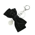 thumbnail image 5 of Unique Bargains 1 Pc Fashion Velvet Bow Handbag Charm Bag Accessories Black, 5 of 5