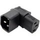 thumbnail image 1 of Iec C14 To C13 Power Adapter - 90 Degree Right Angle, 1 of 1