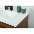 thumbnail image 4 of 30 inch single bathroom vanity in teak with backsplash, 4 of 8