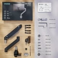 thumbnail image 7 of ONKRON Heavy Duty Monitor Arm for 17”-57” Screen, Monitor Desk Mount up to 59.4 lbs max VESA 200x200, 7 of 7