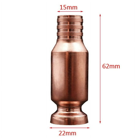 

(15mm) Red Copper Siphon Refueling Gas Siphon Pump Gasoline Fuel Water Shaker Connector