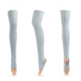 thumbnail image 2 of qolati Thigh High Socks Ribbed Knit Over Knee High Socks for Women Athletic Long WarmThin Tights Crew Stockings, 2 of 2