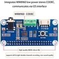 thumbnail image 3 of Módulo Audio HAT WM8960 para Raspberry Pi con altavoz, 3 of 7
