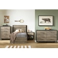 thumbnail image 3 of South Shore Arlen 1-Drawer Nightstand for Child, in Weathered Oak and Matte Black, 3 of 14