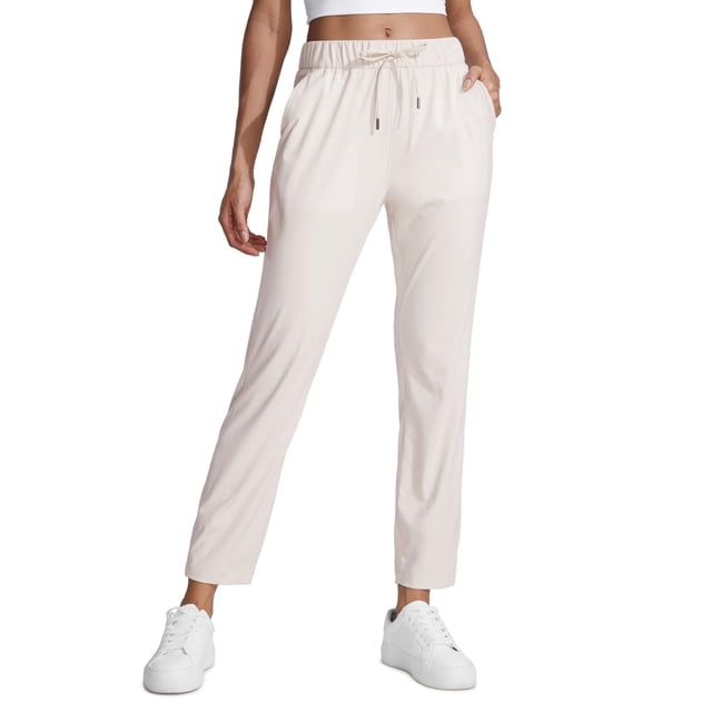 Pantalones CRZ YOGA Deportivos de Tobillo Estirables 27" Blancos XL