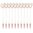 thumbnail image 1 of Note Stand, Double Tête Coeur Forme Note Carte Clip Titulaire Bureau Décoration Design Convivial, 1 of 5