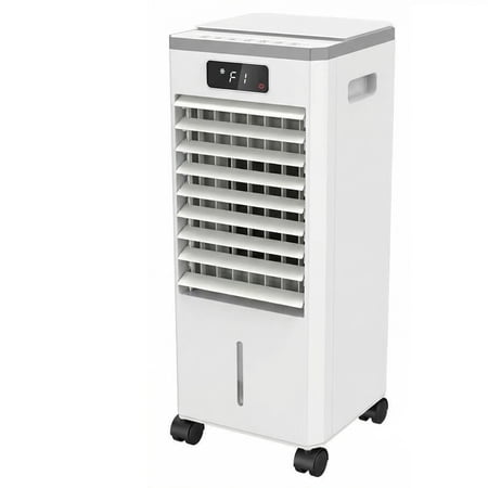 Portable Evaporative Air Cooler 7L, 3 Modes/Speeds, 70° Oscillation, Remote Waterless Alert for Home
