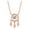 Gold, variant on Dreamcatcher Necklace Fashion Beating Heart Necklace Pendant Collarbone Chain Female Jewelry