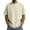 Beige, variant on Big & Tall Men's Short Sleeve Boxy T-Shirts Crew Neck Diamond Grid Seam Pattern Summer Fashion Classic Tops for Father Gift