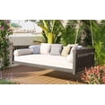 thumbnail image 3 of Jins & Vico Acacia Wood Porch Swing with Hardware and Manual, Gray, 3 of 9