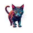 thumbnail image 4 of Trendy Cat Stickers Stickers, Waterproof Cat Stickers Sticker for Water Bottle Laptop Phone Cases Planner Skateboard Luggage Helmet Party Favor Decor, Ideal for Adults Teens Teacher Rewards, 4 of 9