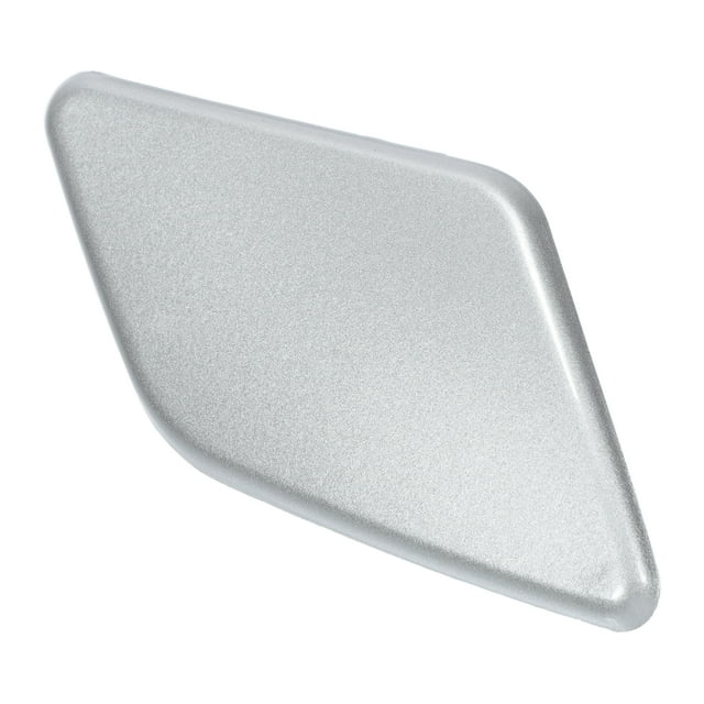 Tapa de boquilla del lavaparabrisas del faro del lado derecho del parachoques Unique Bargains para Volvo S40 2008-2010, tapa de recorte del parachoques número 39886397 tono plateado 1 Pcs