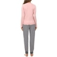 thumbnail image 3 of Purcoar Women's Pajamas Sets for Women Long Sleeve Sleepwear Loungewear Pj Set, 3 of 8