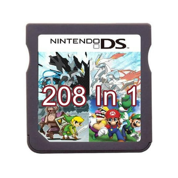 DS 208-in-1 Classic Games Bundle NDS Game DS Video Games Cartridges