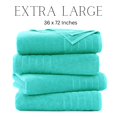 thumbnail image 2 of Casa Platino Bath Sheet 4 Pack - Soft & Absorbent Bath Sheet Towels, Quick Dry Large Bath Towels, Ideal for Freshening Up After Workouts - Aqua Sky, 2 of 7