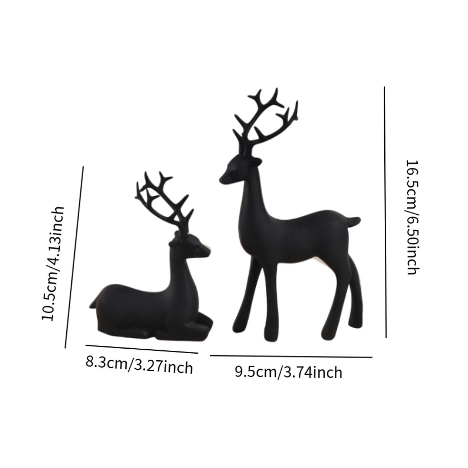 Fiocias Tissue Case Wall Mounted Toilet Paper Storage Box Acrylic Toilet Tissue Towel Holder Reindeer Statue Resin Construction Suitable for Bedrooms Kitchens