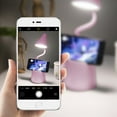 thumbnail image 6 of Three-speed Eye Protection Desk Lamp, Plastic, Usb Rechargeable, for Student Homework, Dormitory Bedside, and Office Reading, Pink, by FAJHHA, 6 of 8