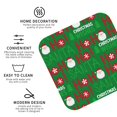thumbnail image 4 of Disketp Cute Santa And Ho Ho Ho Funny Coasters,6 Pcs Leather Coasters With Holder, Perfect Housewarming Hostess Gifts,Protect Furniture From Water Marks Scratch And Damage, 4 of 9