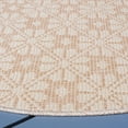 thumbnail image 3 of SAFAVIEH Martha Stewart Hampton Diamond Indoor/Outdoor Area Rug, Natural/Beige, 6'5" x 6'5" Round, 3 of 6