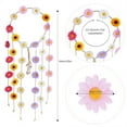 thumbnail image 2 of GIXUSIL 2 Pcs Flower Headband, Multicolor Sunflower Headpiece Headband, Floral Crown, Costume Accessories, Hippie Flower Headband Accessories, Sunflower Gifts for Women, Party, 2 of 7