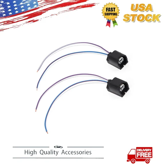 Aniceparthy 2X ABS Wheel Speed Sensor Connector Plug 7283-2090 For Honda Accord CR-V New