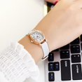 thumbnail image 2 of Kuymtek 5pcs Mujeres Elegante Retro Lujo Reloj Cuarzo Relojes Pulsera Cuero (Blanco), 2 of 5