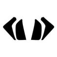thumbnail image 5 of Rvinyl Tail Light Tint Covers Compatible with Toyota Prius 2012-2015 (Hatchback) - Smoke, 5 of 10