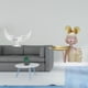 thumbnail image 2 of Figura De Resina De Niña Con Bandeja Para Guardar Llaves Alada, Escultura De Arte Moderno Para Oficina, Dormitorio, Estantería, Mesa, Decoración De Pasillo, 2 of 8