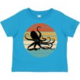thumbnail image 3 of Inktastic Octopus Vintage Sunset Boys or Girls Toddler T-Shirt, 3 of 5