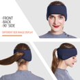 thumbnail image 4 of Bandeau en Molleton pour Queue de Cheval, Chauffe-Oreilles de Course pour Femmes - Parfait pour les Sports Extérieurs d'Hiver, 4 of 6