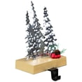 thumbnail image 5 of Northlight Galvanized Metal Deer with Trees Christmas Stocking Holder - 8.5" - Silver, 5 of 8