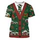 thumbnail image 2 of Camiseta de Navidad para hombre, ropa de Cosplay con cuello redondo, pantalón corto informal con estampado 3D, camisetas de manga grande, ropa informal estilo Hip Hop, novedad de 2023, 2 of 3